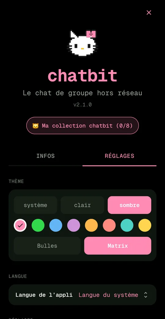 Thèmes et couleurs